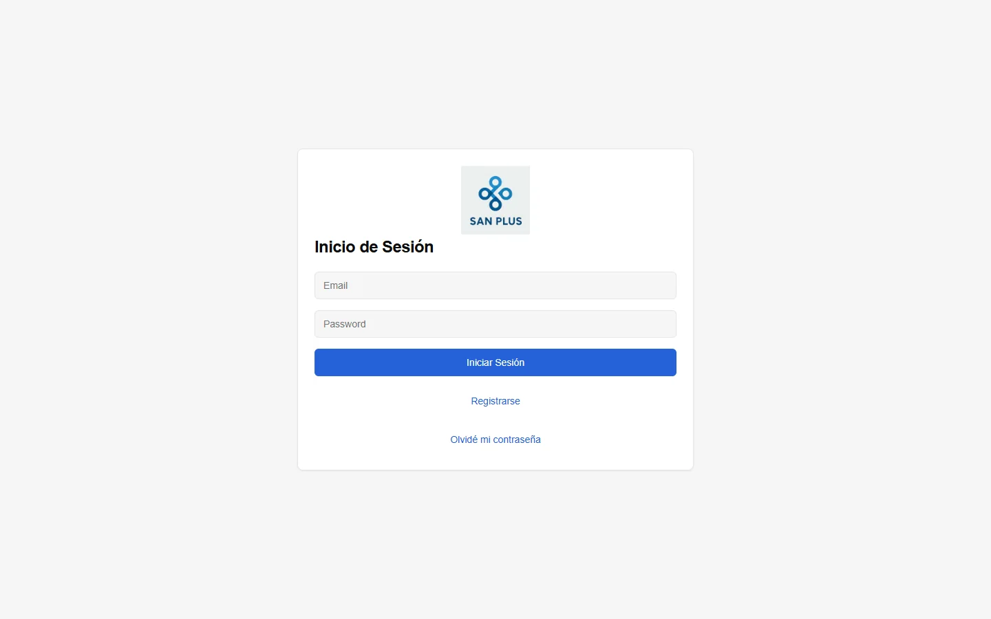 Vista del proyecto San Plus